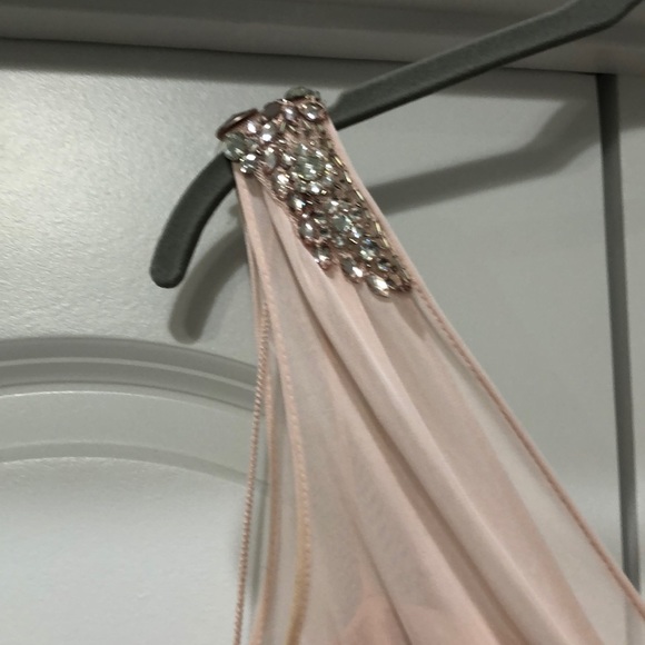 Adrianna Papell Pale Pink Bridesmaids Dress - Picture 2 of 8